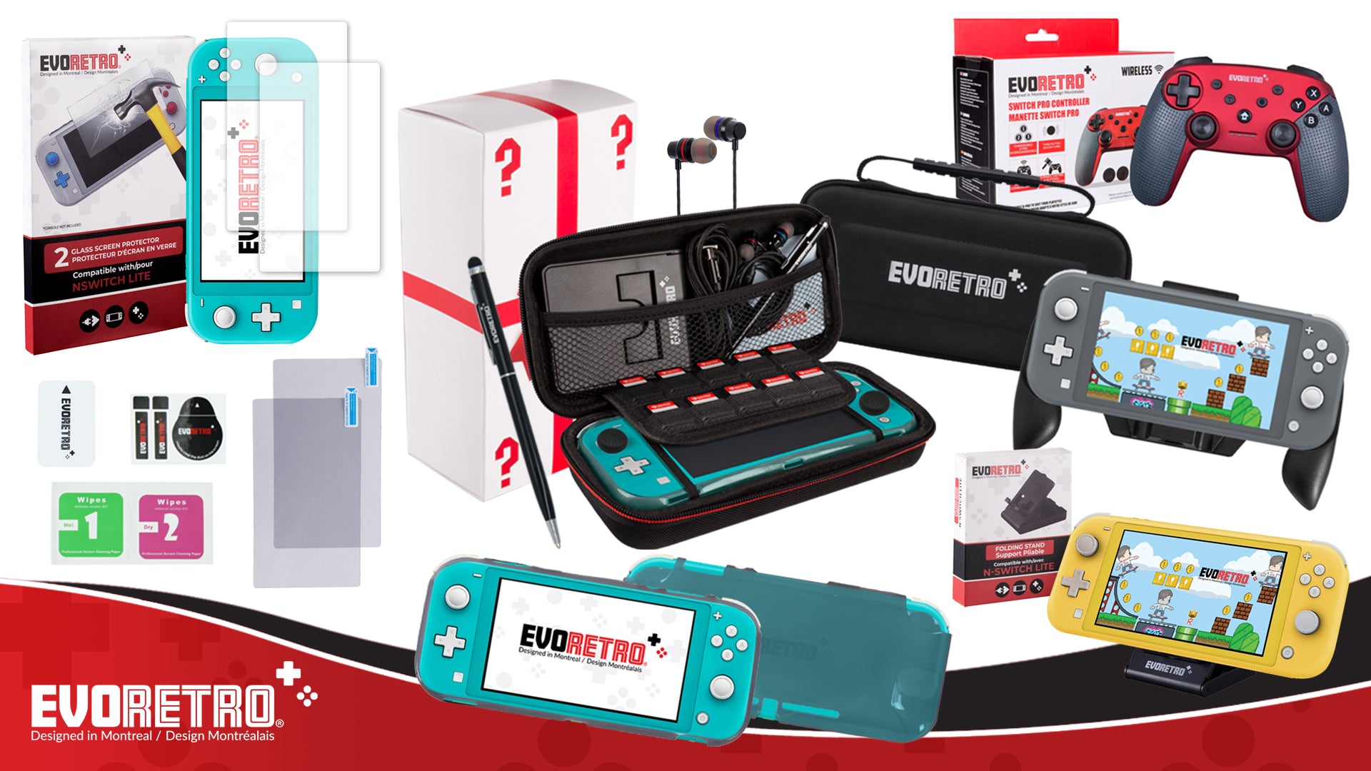 Unboxing video on our products for Nintendo Switch Lite