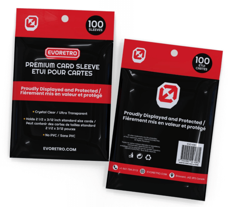 EVORETRO Card Sleeves for Pokemon or Sport Card Penny Sleeves EVORETRO Canada EVORETRO Card Sleeves for Pokemon or Sport Card Penny Sleeves EVORETRO Canada