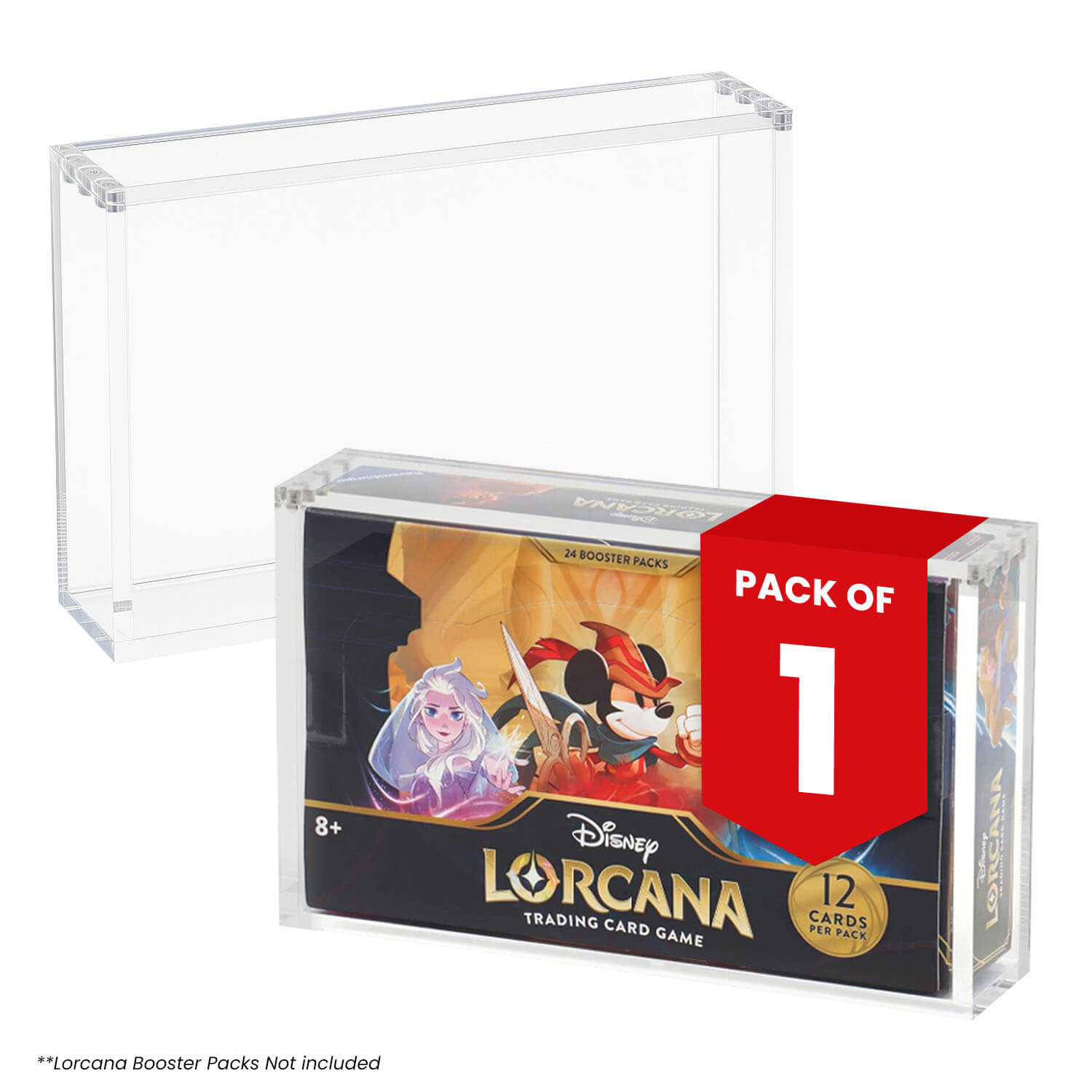 EVORETRO Acrylic Case Display for Lorcana Booster Box EVORETRO Canada EVORETRO Acrylic Case Display for Lorcana Booster Box EVORETRO Canada