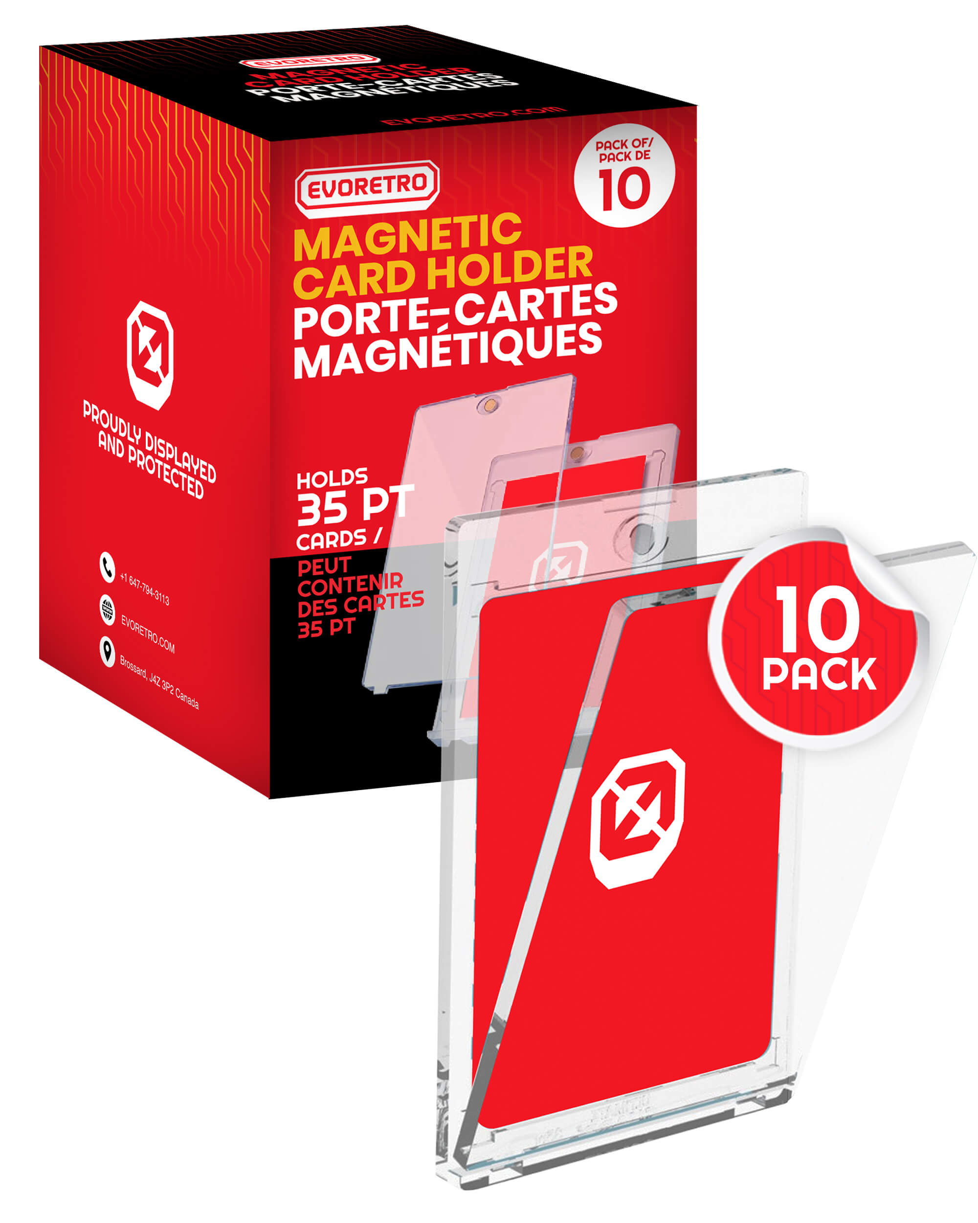 One-Touch Magnetic Card Holder for Trading Cards | Evoretro EVORETRO Canada One-Touch Magnetic Card Holder for Trading Cards | Evoretro EVORETRO Canada
