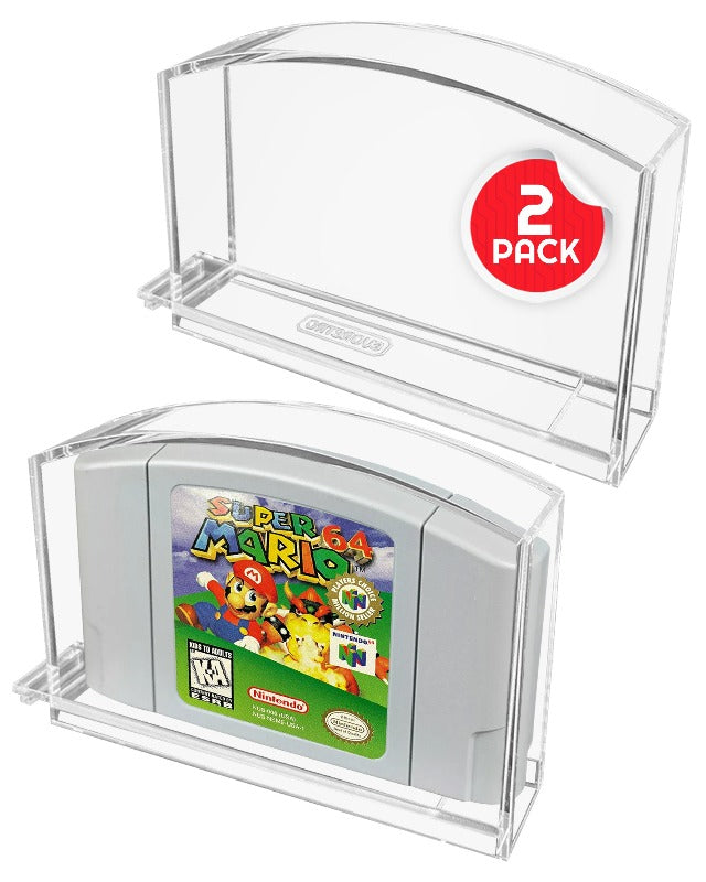Acrylic Case for N64 Video Game Cartridge EVORETRO Canada