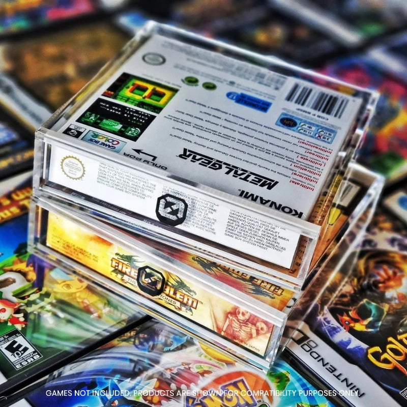 Acrylic Video Game Box Protector Designed for (GB/GBA) Game Box 2 Pa