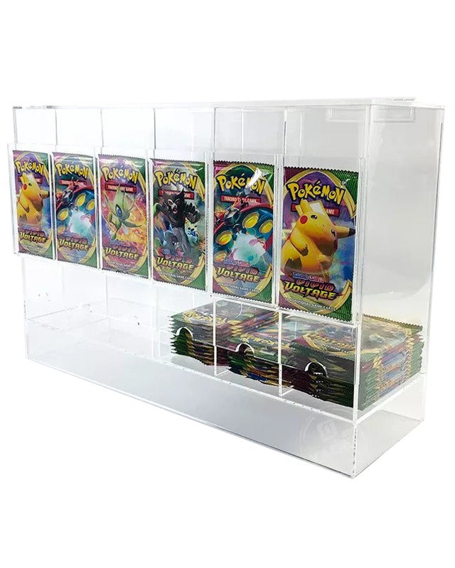 Pokmon Booster Pack 6-Slot EVORETRO Acrylic Display Dispenser EVORETRO Canada Pokmon Booster Pack 6-Slot EVORETRO Acrylic Display Dispenser EVORETRO Canada