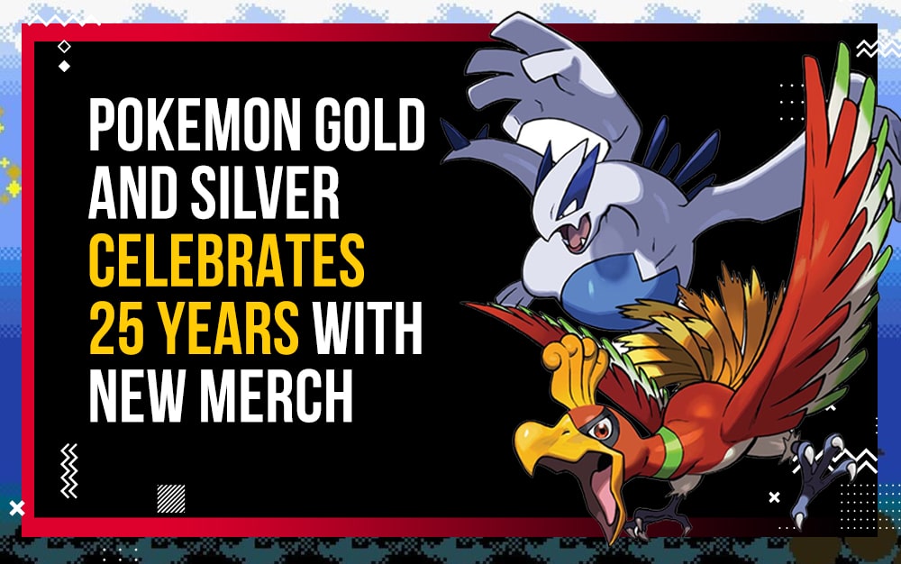 Pokemon Gold and Silver Celebrate 25 Years with New Merch