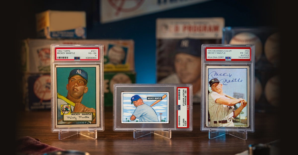 Mickey Mantle Card Population Guide: Understanding the Rarest and Most Common Mantle Cards