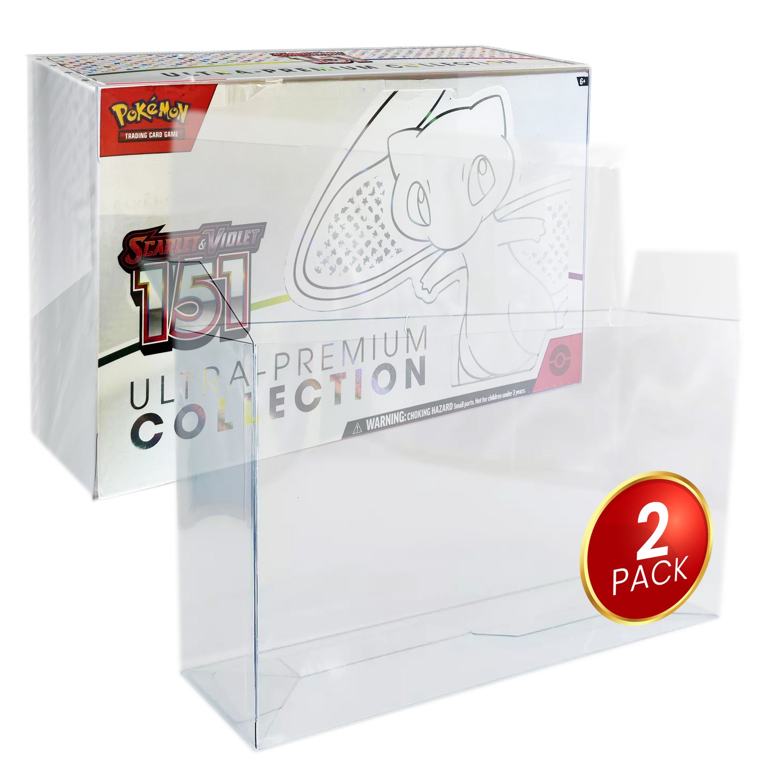 Protection de vitrine EVORETRO pour Pokémon 151 Scarlet & Violet Ultra Premium Collection pack de 2 Livraison