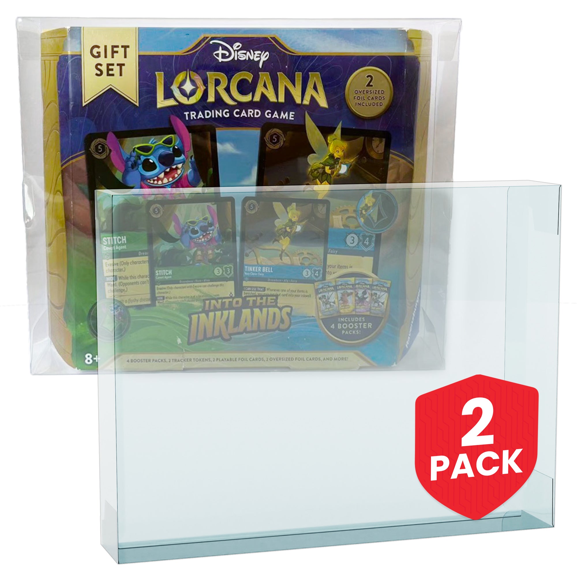 EVORETRO Display Case Protector for Lorcana into the inklands Gift Set Box pack of 2