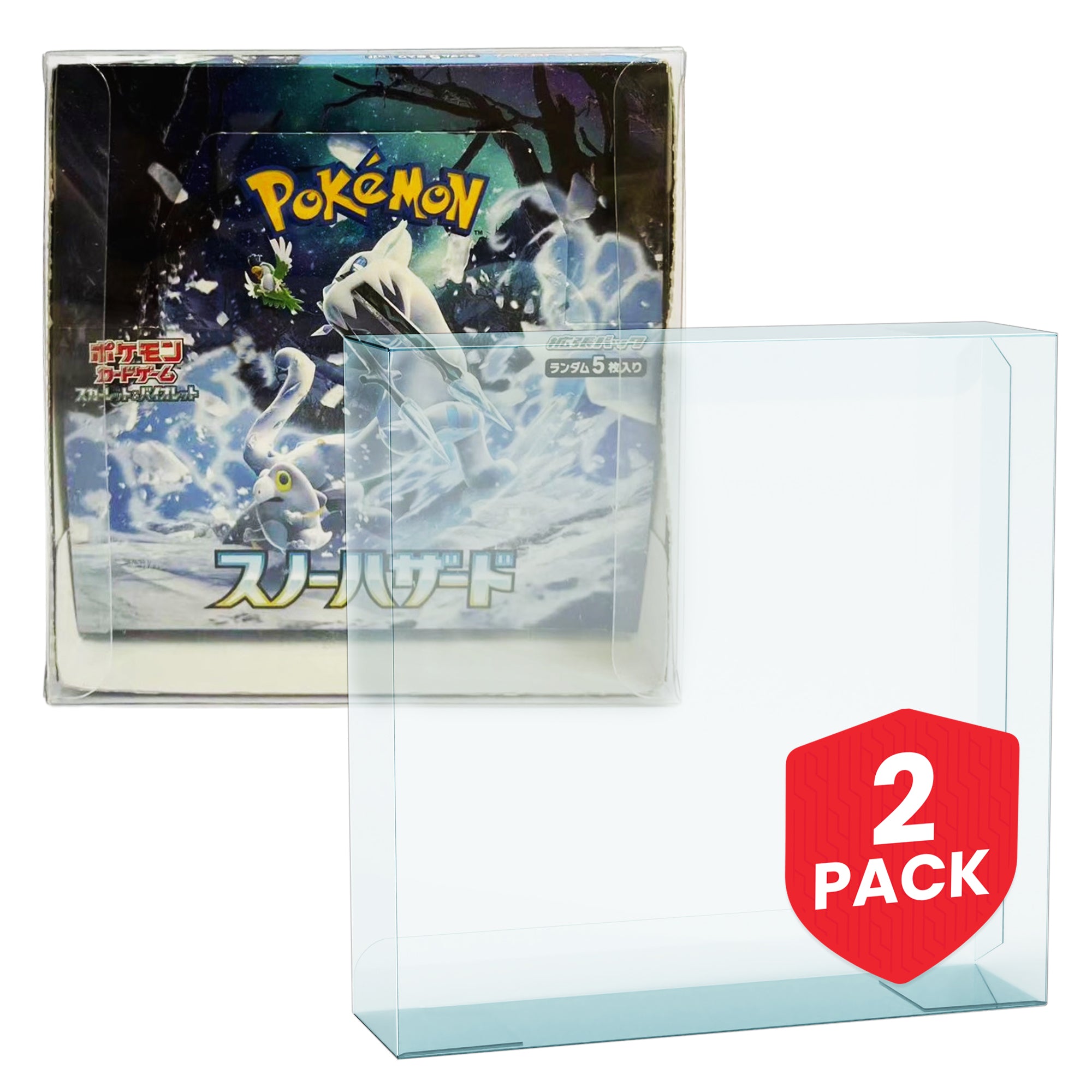 EVORETRO Display Case Protector for Japanese Pokemon Booster