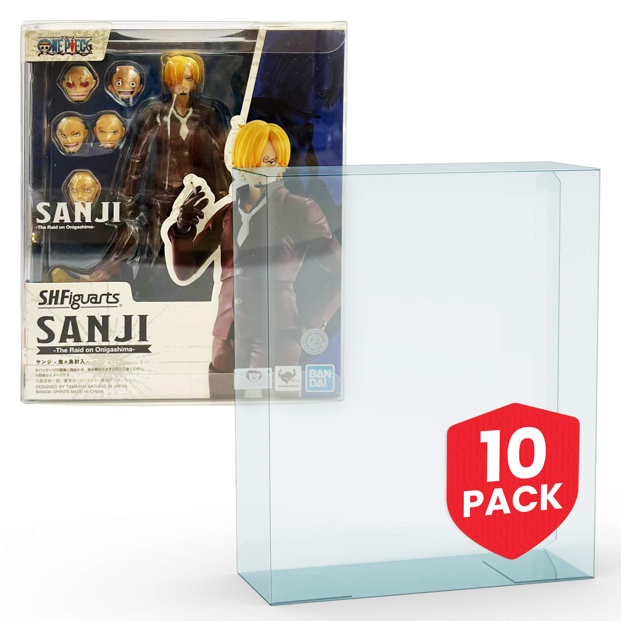 Transparent PET Display Case Protector for SH Figuarts Sanji Figure