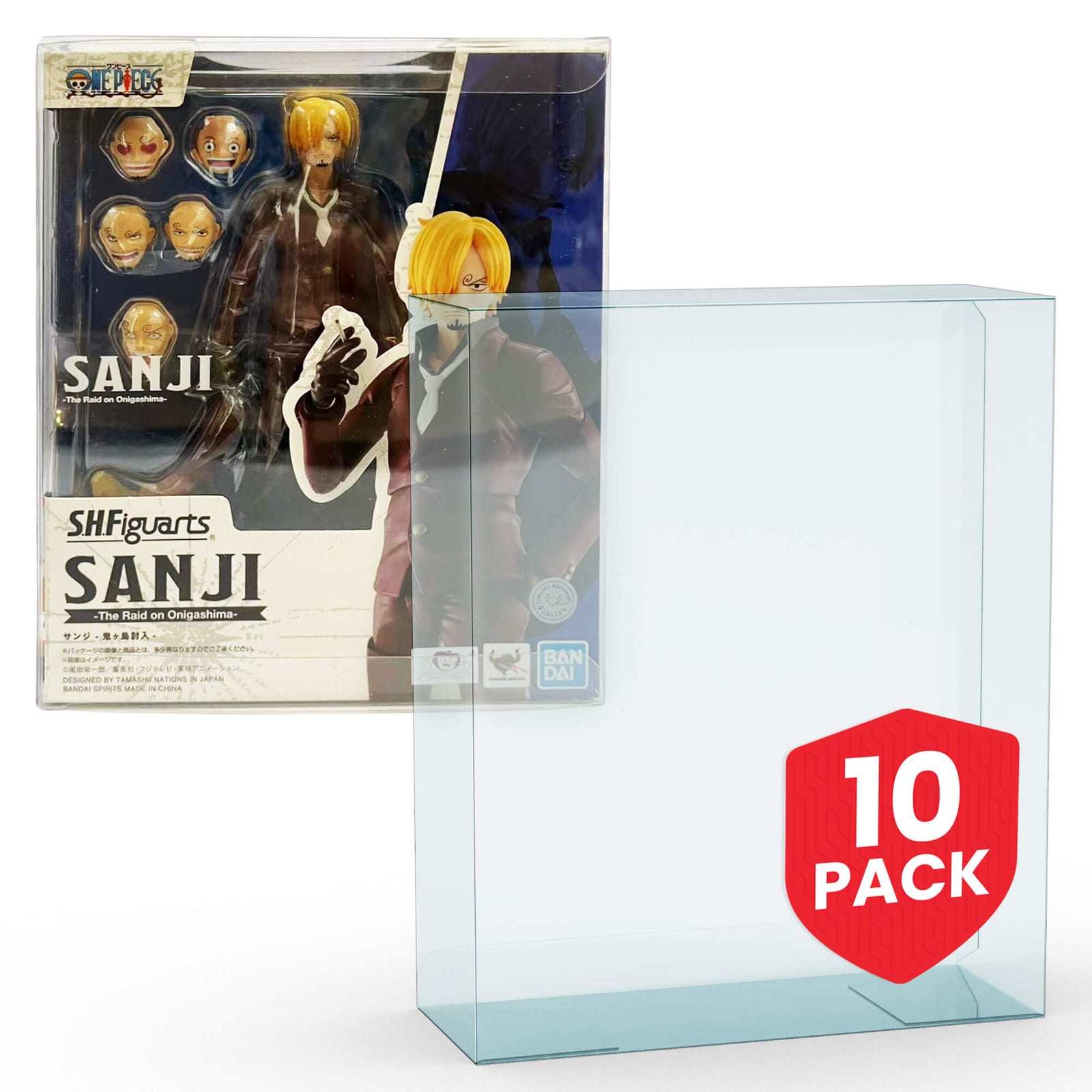 Transparent PET Display Case Protector for SH Figuarts Sanji Figure
