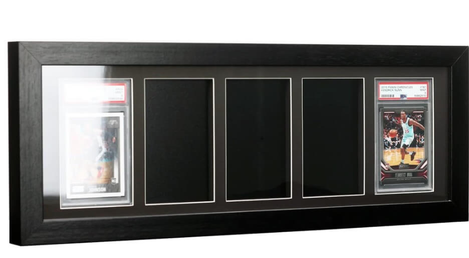 Cadre en Bois Premium pour Cartes Gradées PSA avec Verre Anti-UV