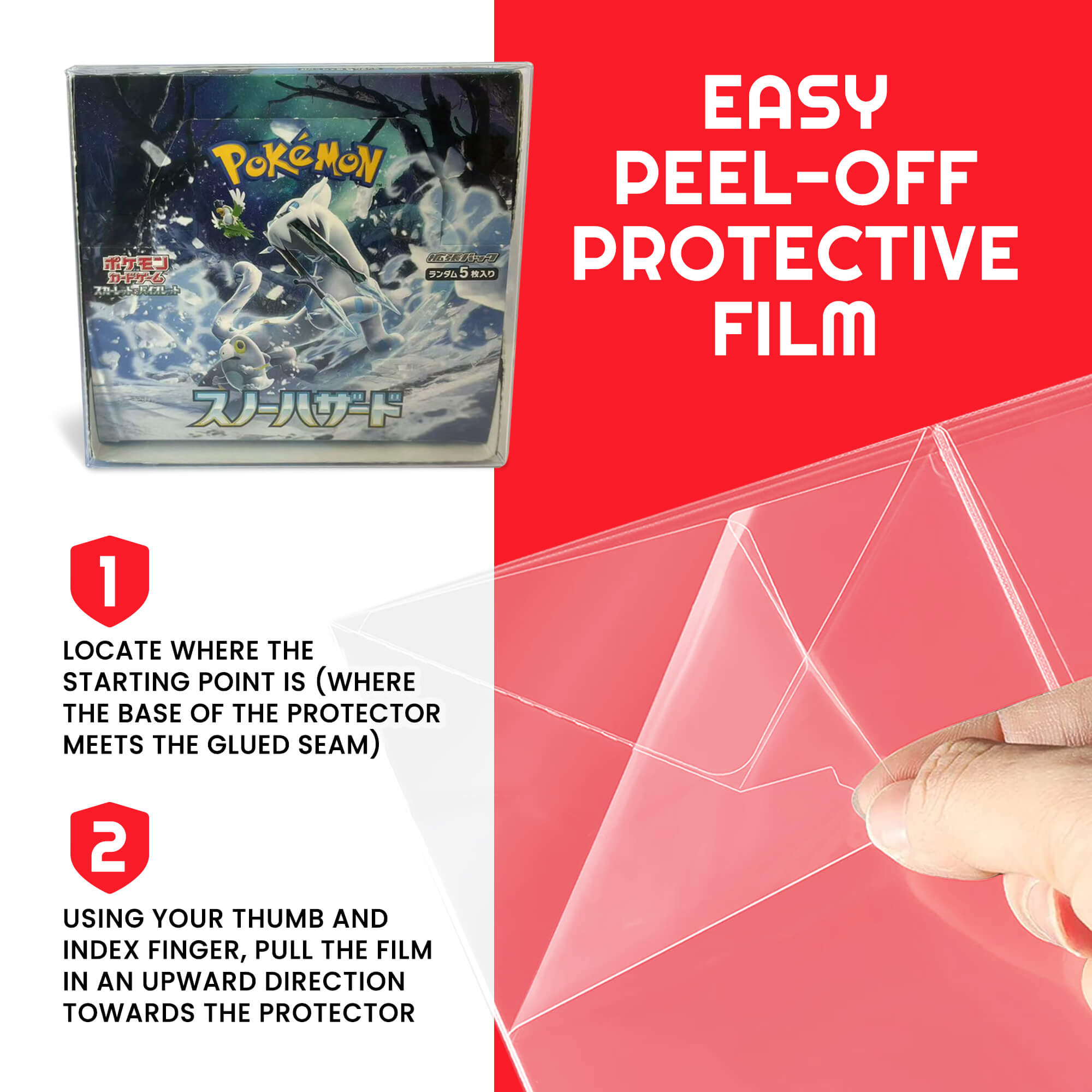 Protector for Japanese Booster Pokemon Box