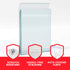 Protecteur de vitrine EVORETRO pour PS3 / PS4 Boîtier en acier PET Protector Pack de 25 Livraison