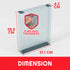 Display Case Protector for Clamshell Spider Man Marvel's 21x4x27.9 PET Protector Pack of 10