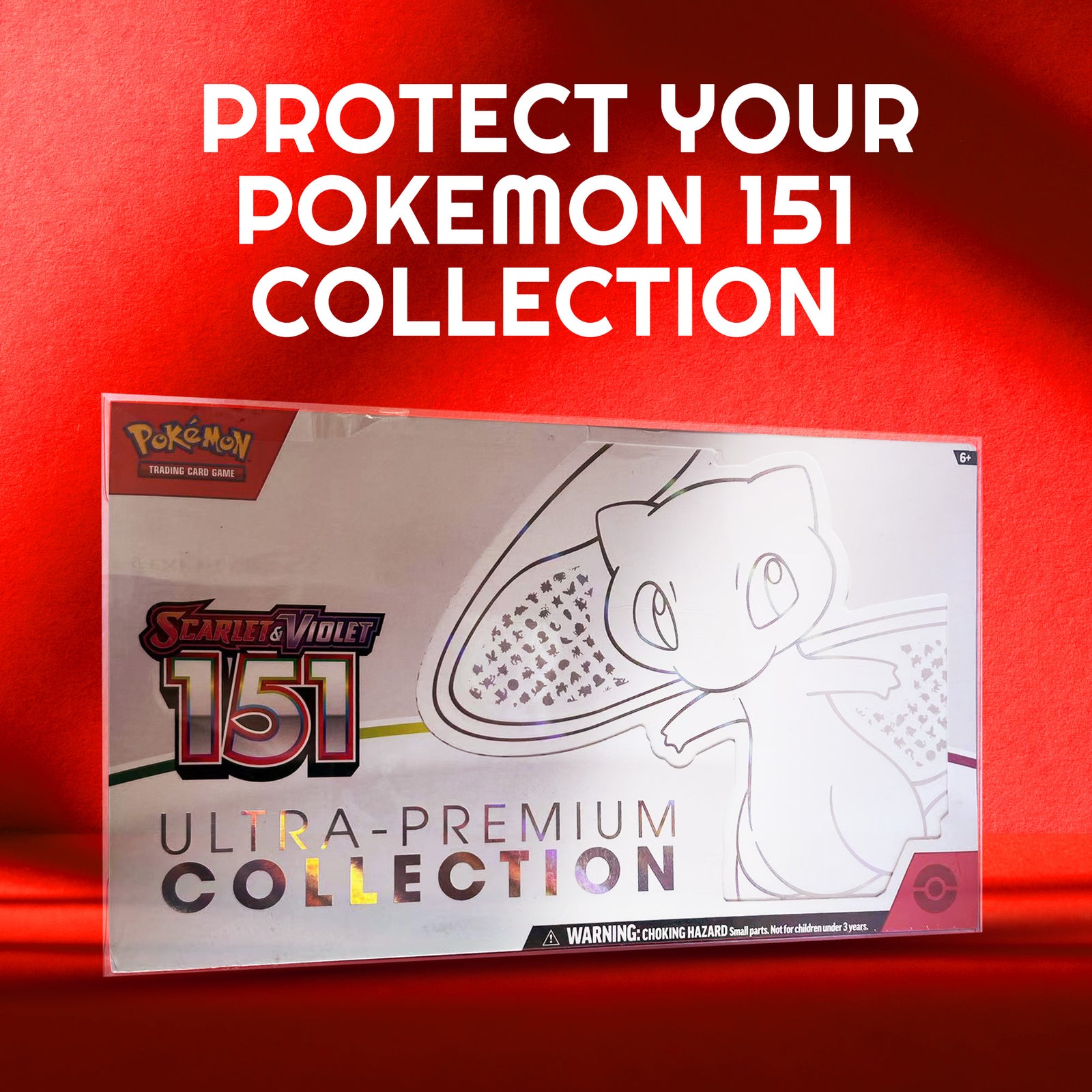 Protection de vitrine EVORETRO pour Pokémon 151 Scarlet & Violet Ultra Premium Collection pack de 2 Livraison