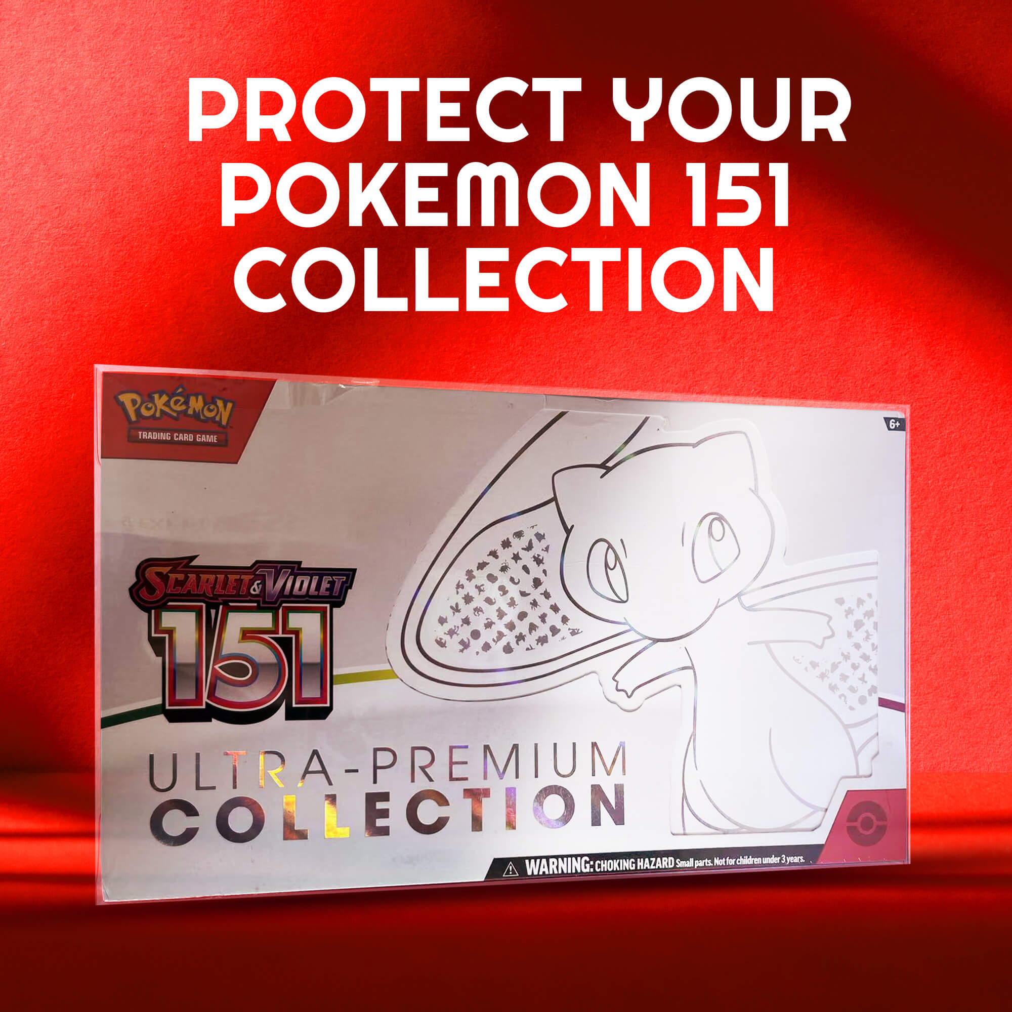 Protection de vitrine EVORETRO pour Pokémon 151 Scarlet &amp; Violet Ultra Premium Collection pack de 2 Livraison