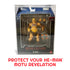 Protection de vitrine EVORETRO pour armure de combat Master of The Universe Revelation 18,3 x 7,2 x 27 avec cintre, lot de 10