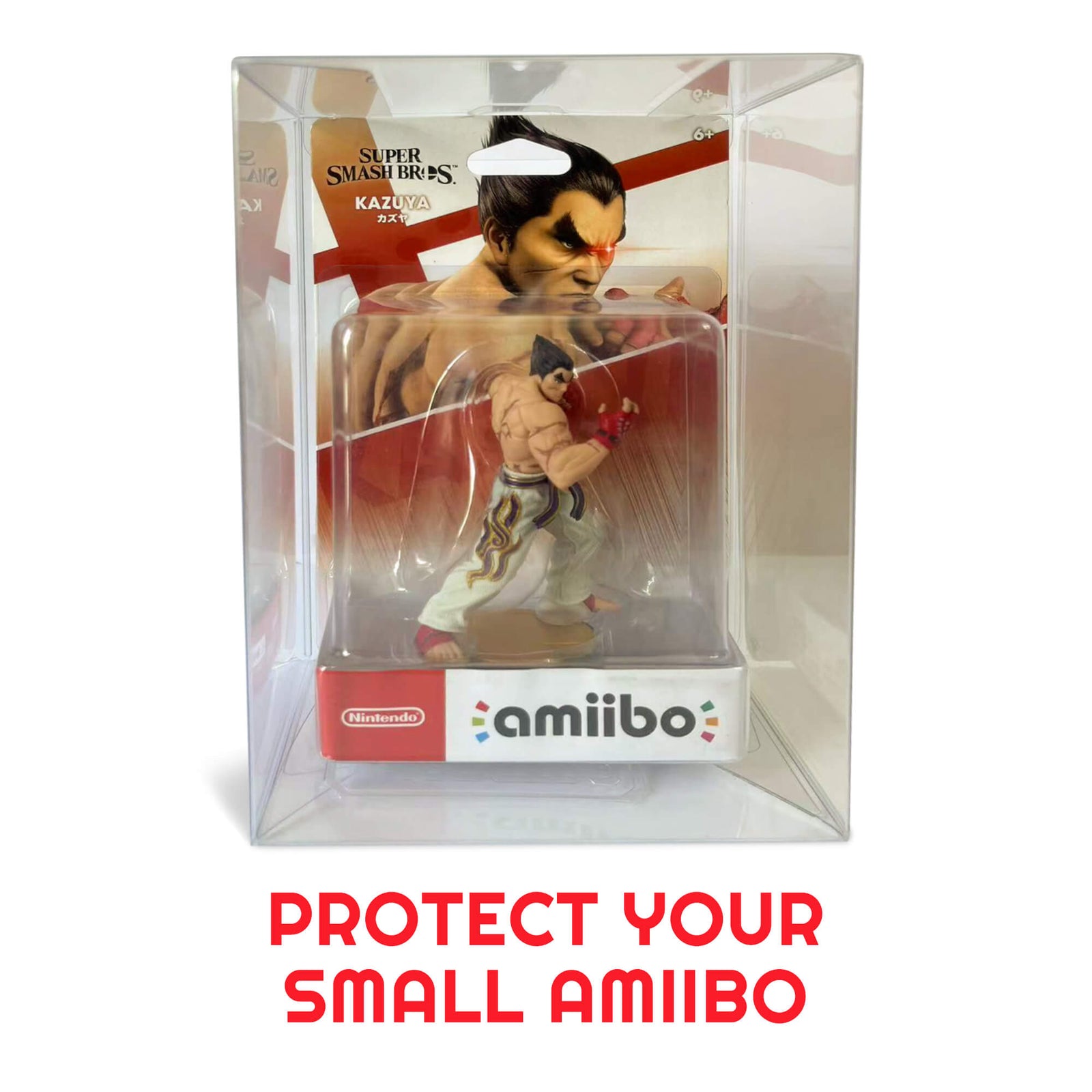 Display Case Protector for Small amiibo 12.9x7x19 PET Protector Pack of 10