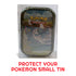 Protection de vitrine EVORETRO pour Pokémon Petite boîte 8x2,8x12,5 PET Lot de 5