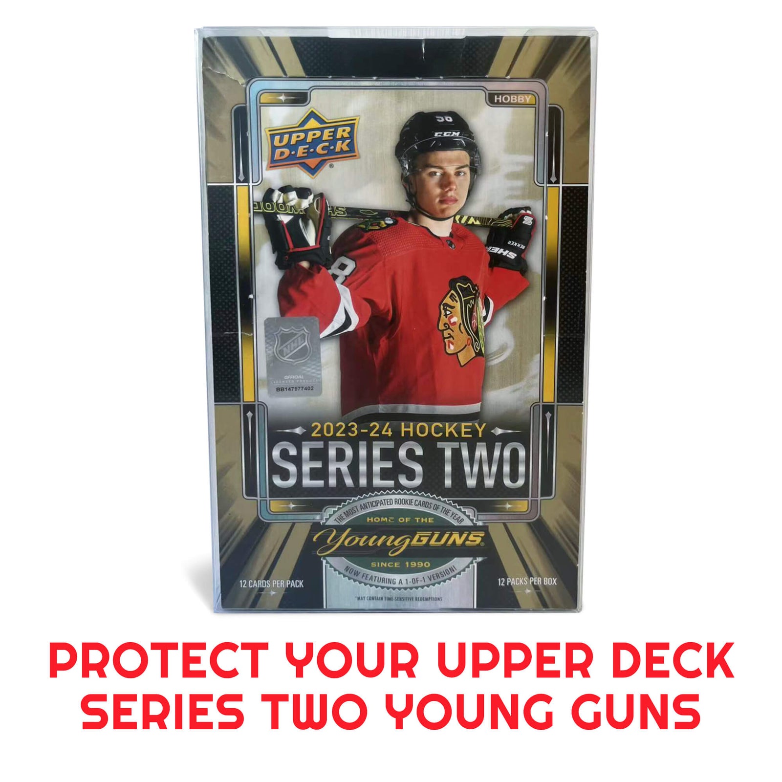 EVORETRO Display Case Protector for Upper Deck Series Two Young Guns Delivery