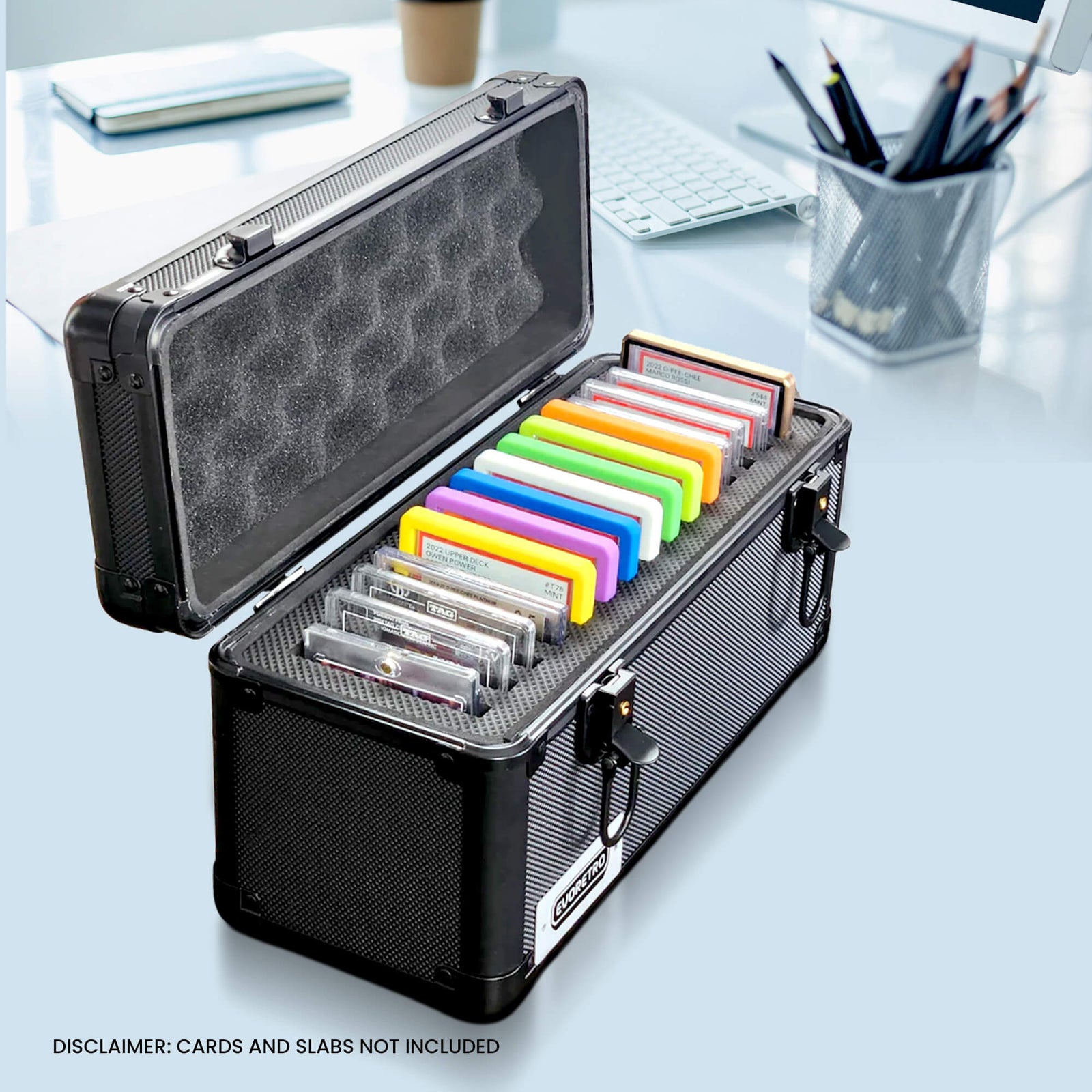 EVORETRO Aluminum Graded Card Storage Case 15-Slot | Black EVORETRO Canada EVORETRO Aluminum Graded Card Storage Case 15-Slot | Black EVORETRO Canada