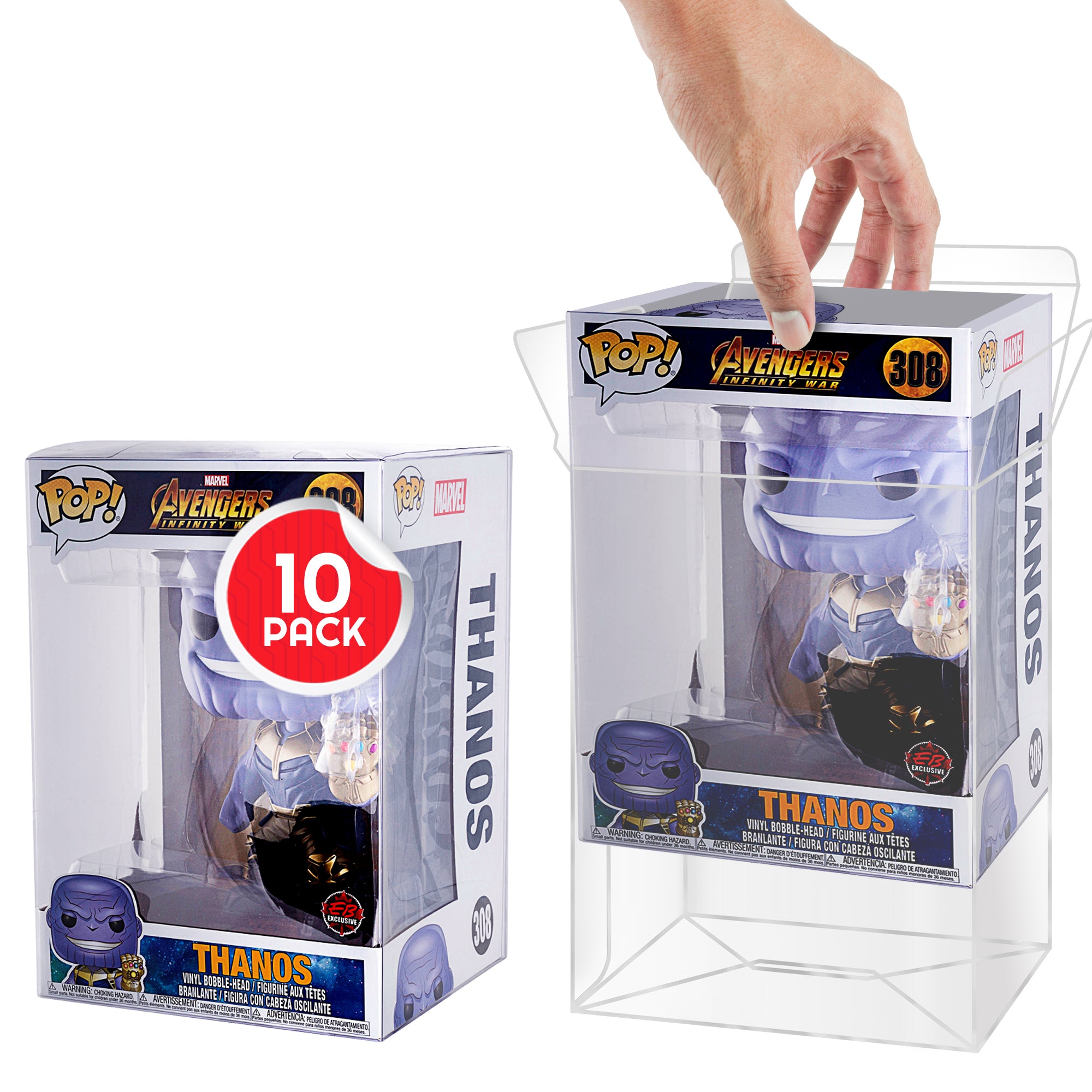 Funko Pop Protectors 10 inches (10pack) | EVORETRO