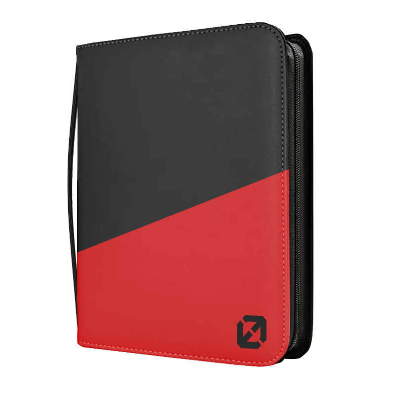 Mix 10 Shield+ Top Loader Binder 3 Black, 3 White, 2 Black/Gold 2 Black/Red