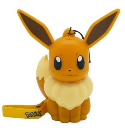 Figurine lumineuse Pokémon Évoli avec dragonne