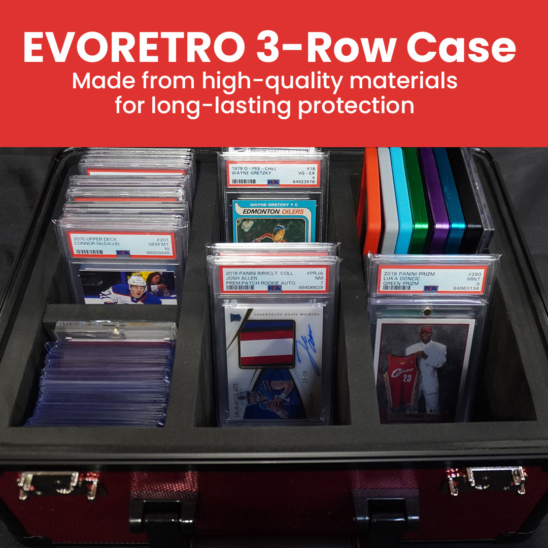 Aluminum Graded Card Storage Box, TSA Lock | EVORETRO