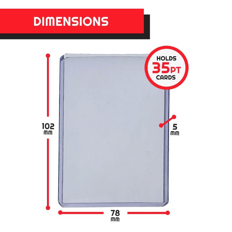 Top Loaders - Sports Card Protector 35 PT EVORETRO Clear Premium