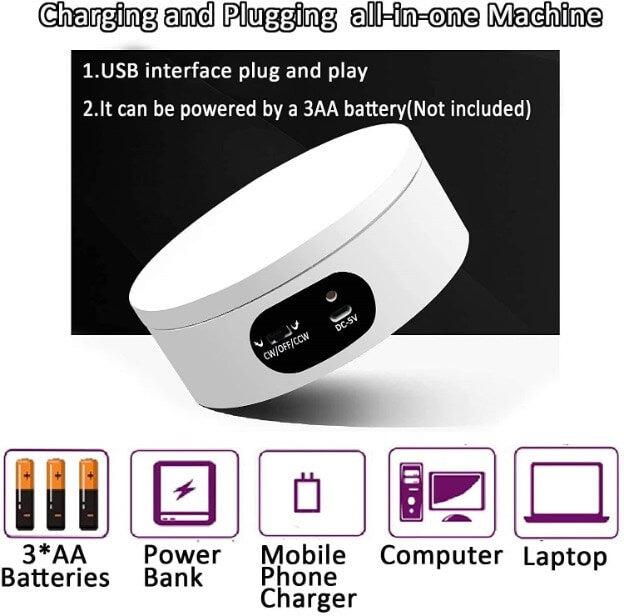 360 degree automatic rotating display