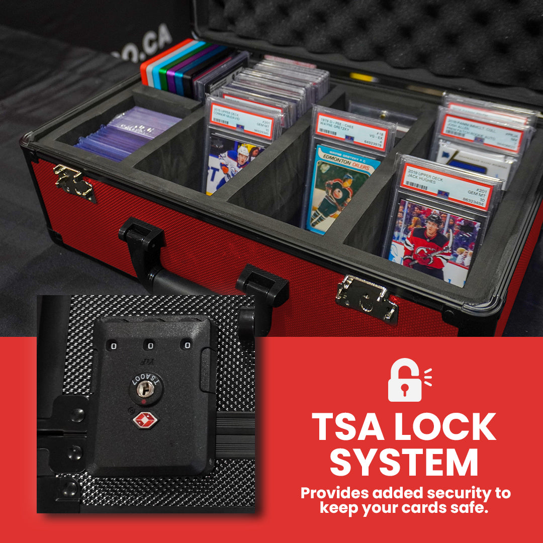 Aluminum Graded Card Storage Box, TSA Lock | EVORETRO