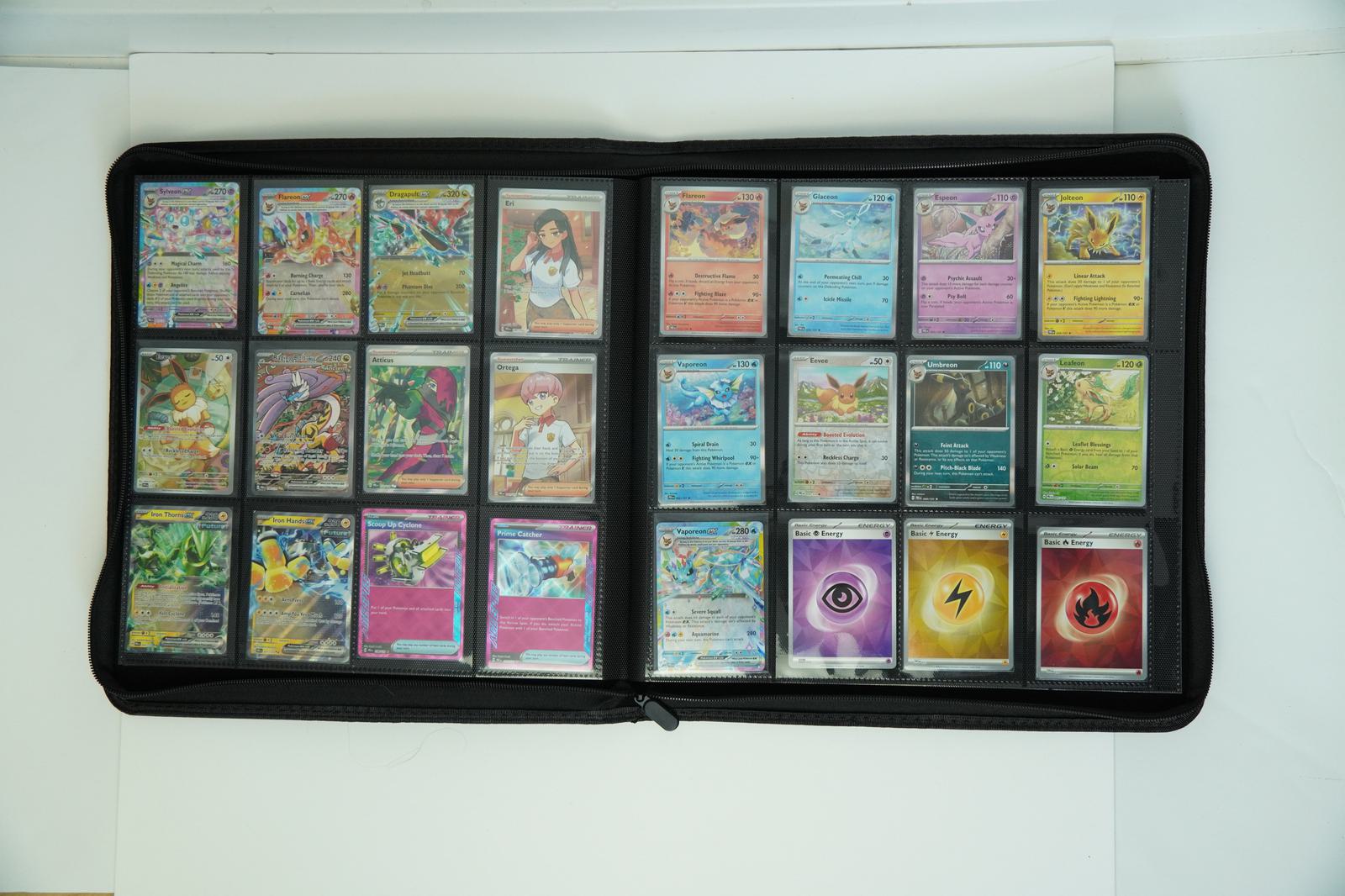 4x3 binder with zipper fits 528 cards