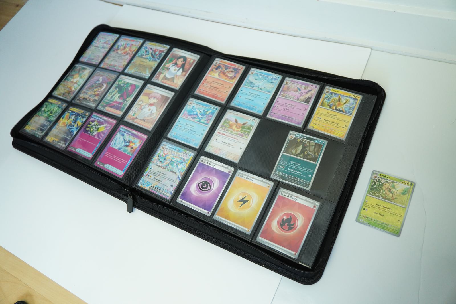 4x3 binder with zipper fits 528 cards