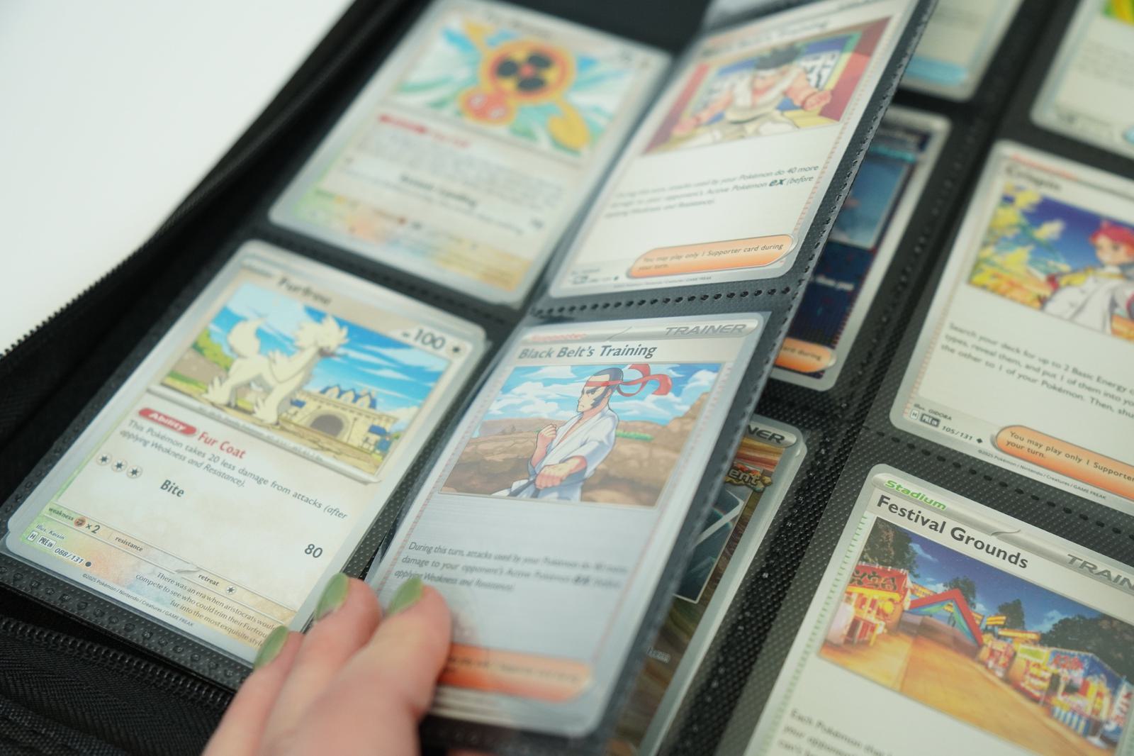 4x3 binder with zipper fits 528 cards