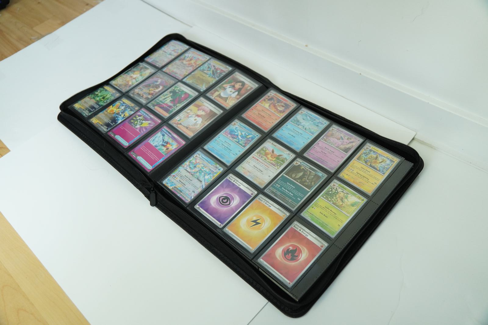 4x3 binder with zipper fits 528 cards