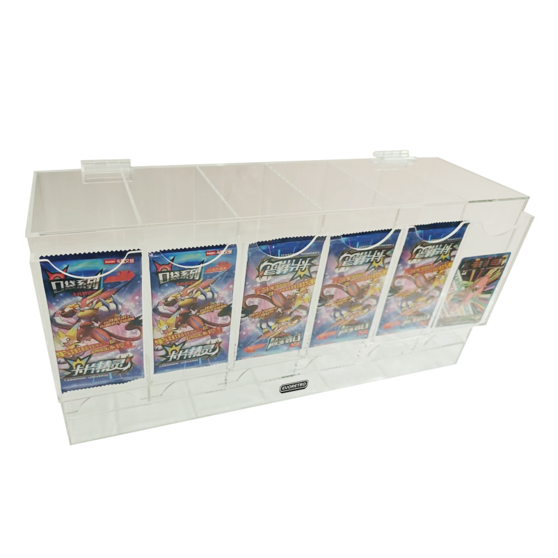 Card Dispenser Pokémon Booster Pack 6-Slot Acrylic Display Dispenser