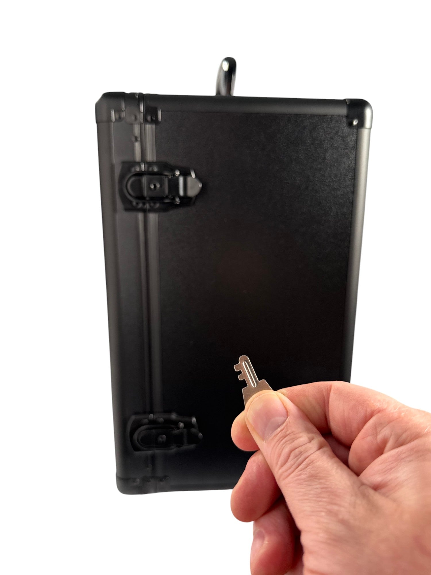 Aluminum Miniatures Display & Carry Case w/ 5 Metal Trays for Collectible Figures and Models