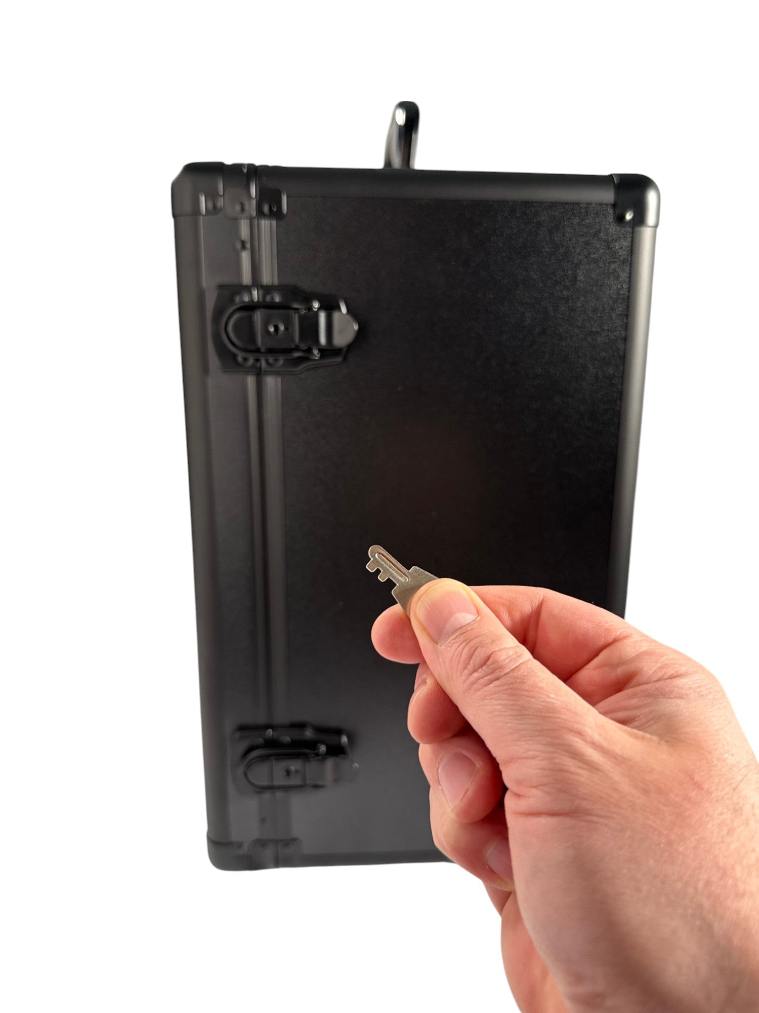 Aluminum Miniatures Display & Carry Case w/ 5 Metal Trays for Collectible Figures and Models