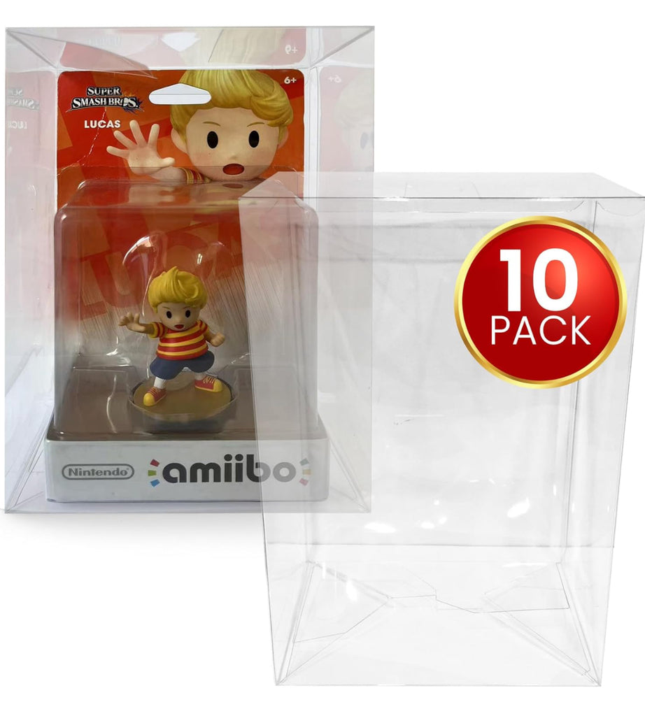 Lot de 10 protections de vitrine EVORETRO pour amiibo standard simple plus grand