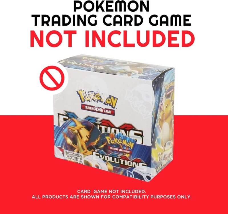 Acrylic Pokmon Booster Box Protector Sliding Lid | Evoretro EVORETRO Canada Acrylic Pokmon Booster Box Protector Sliding Lid | Evoretro EVORETRO Canada