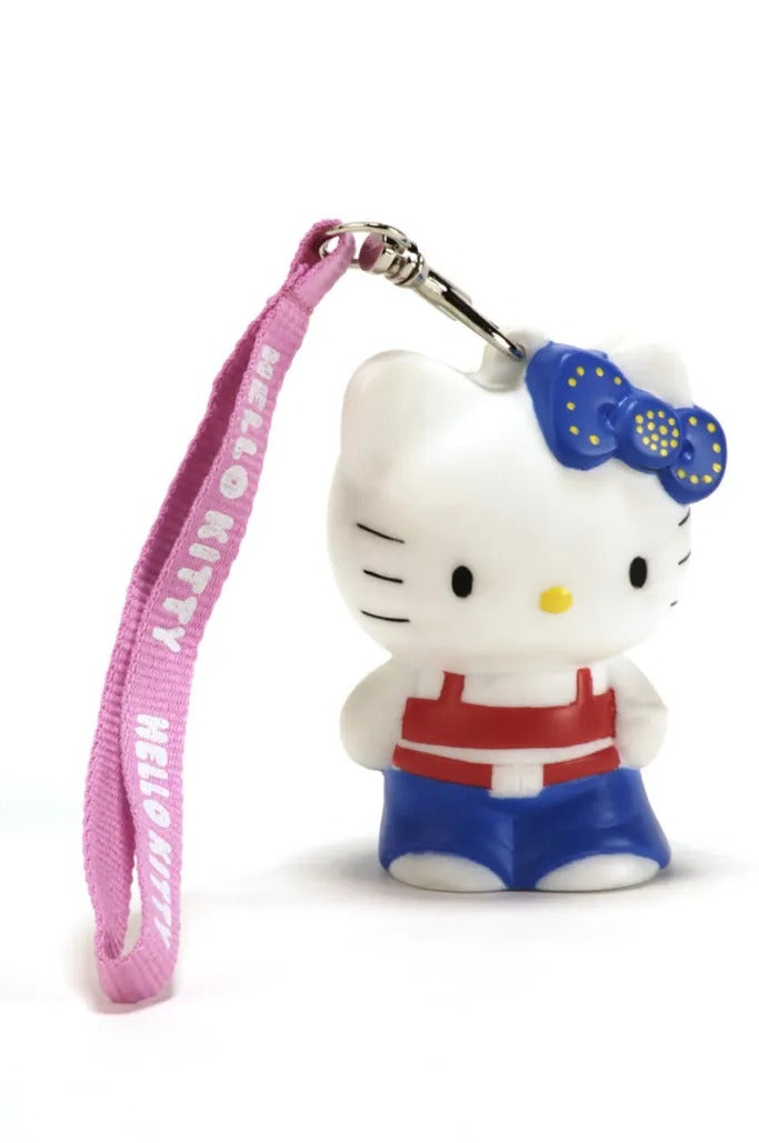 Light-Up Figurine 8cm HELLO KITTY Hip Hop with handstrap