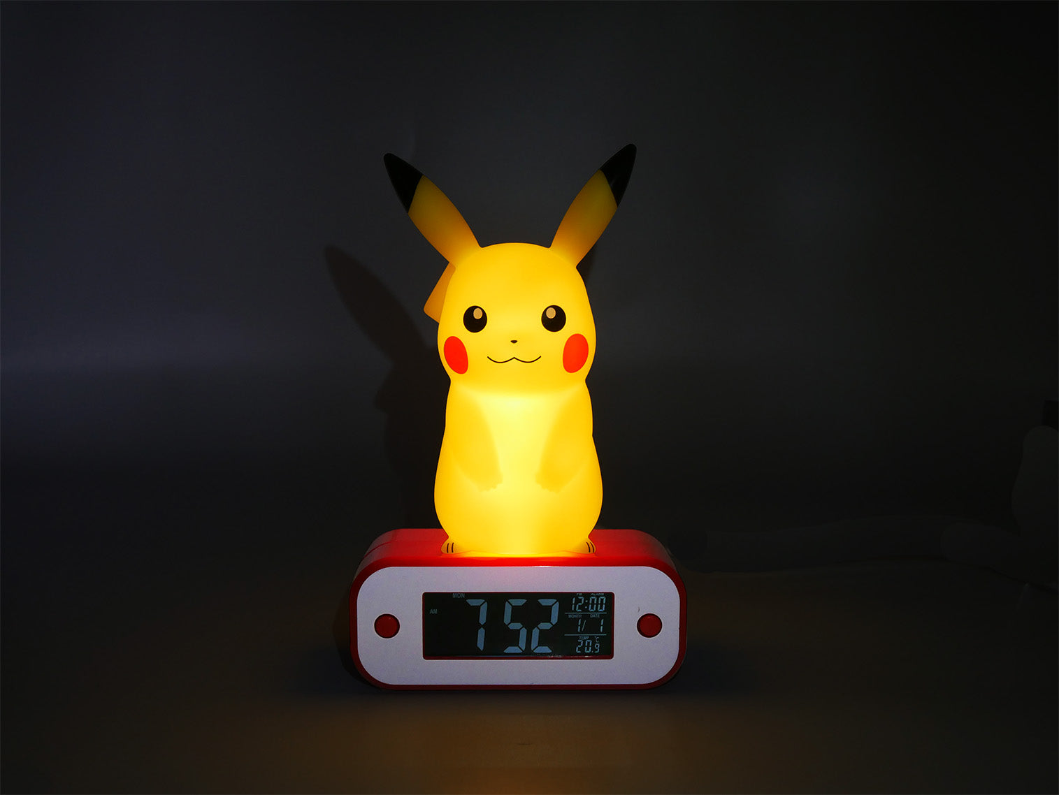 Pikachu Ligh-Up Alarm Clock Pokémon