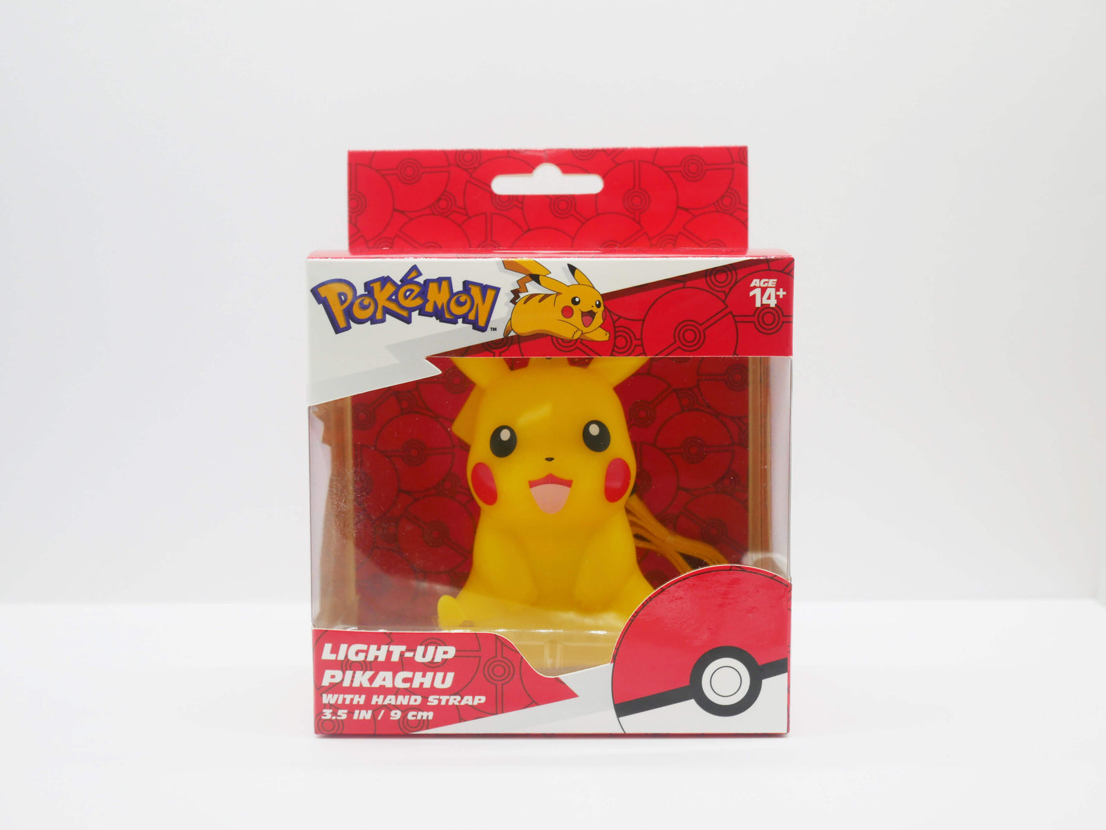 Figurine lumineuse Pokémon Pikachu assis avec dragonne