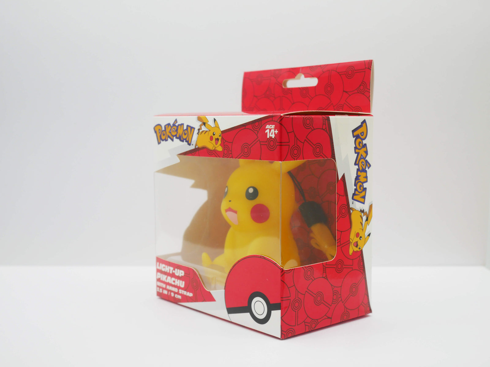 Figurine lumineuse Pokémon Pikachu assis avec dragonne