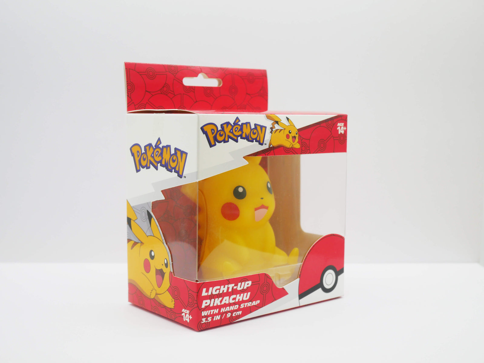 Figurine lumineuse Pokémon Pikachu assis avec dragonne