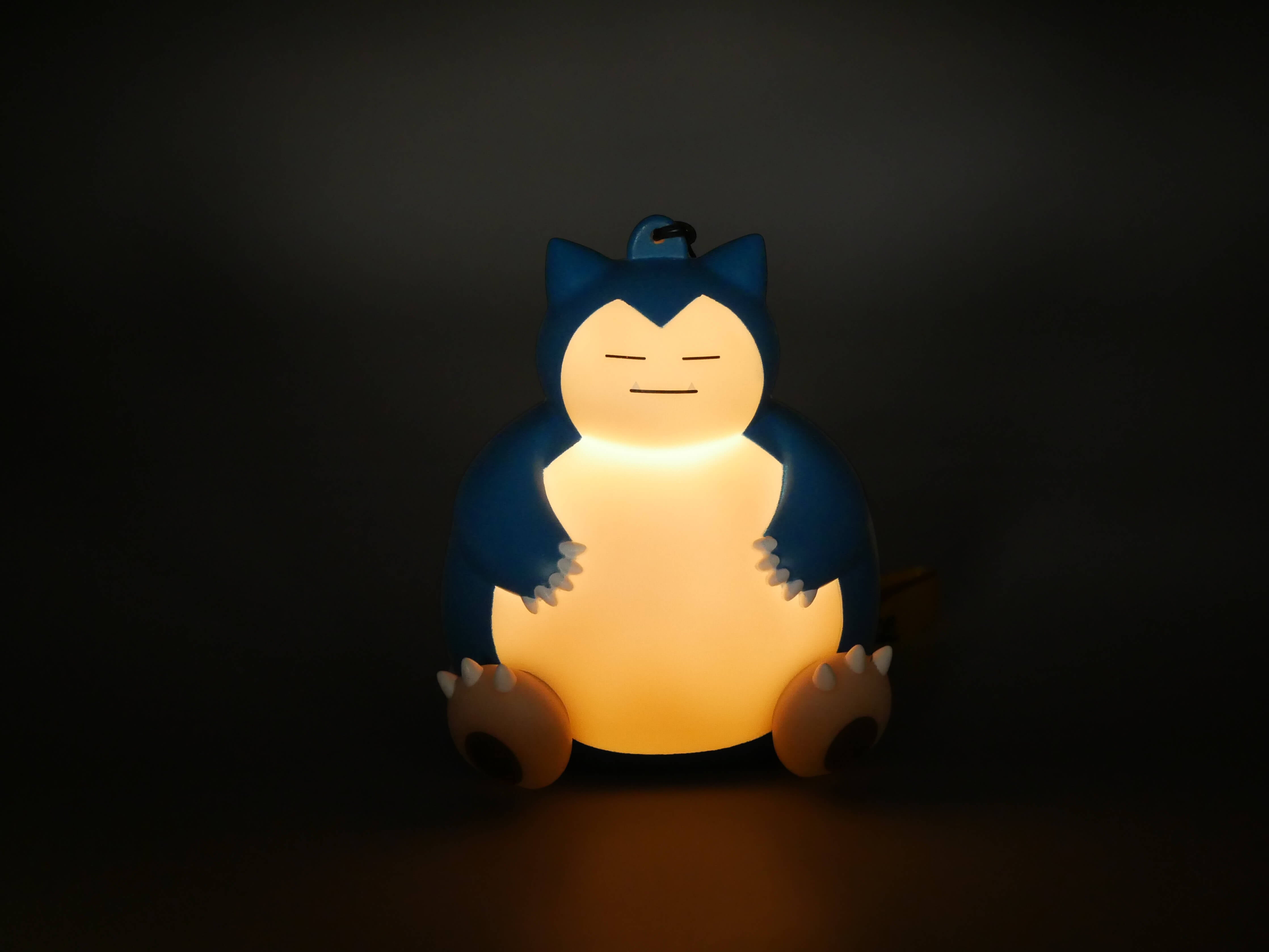 Figurine lumineuse Pokémon Ronflex avec dragonne