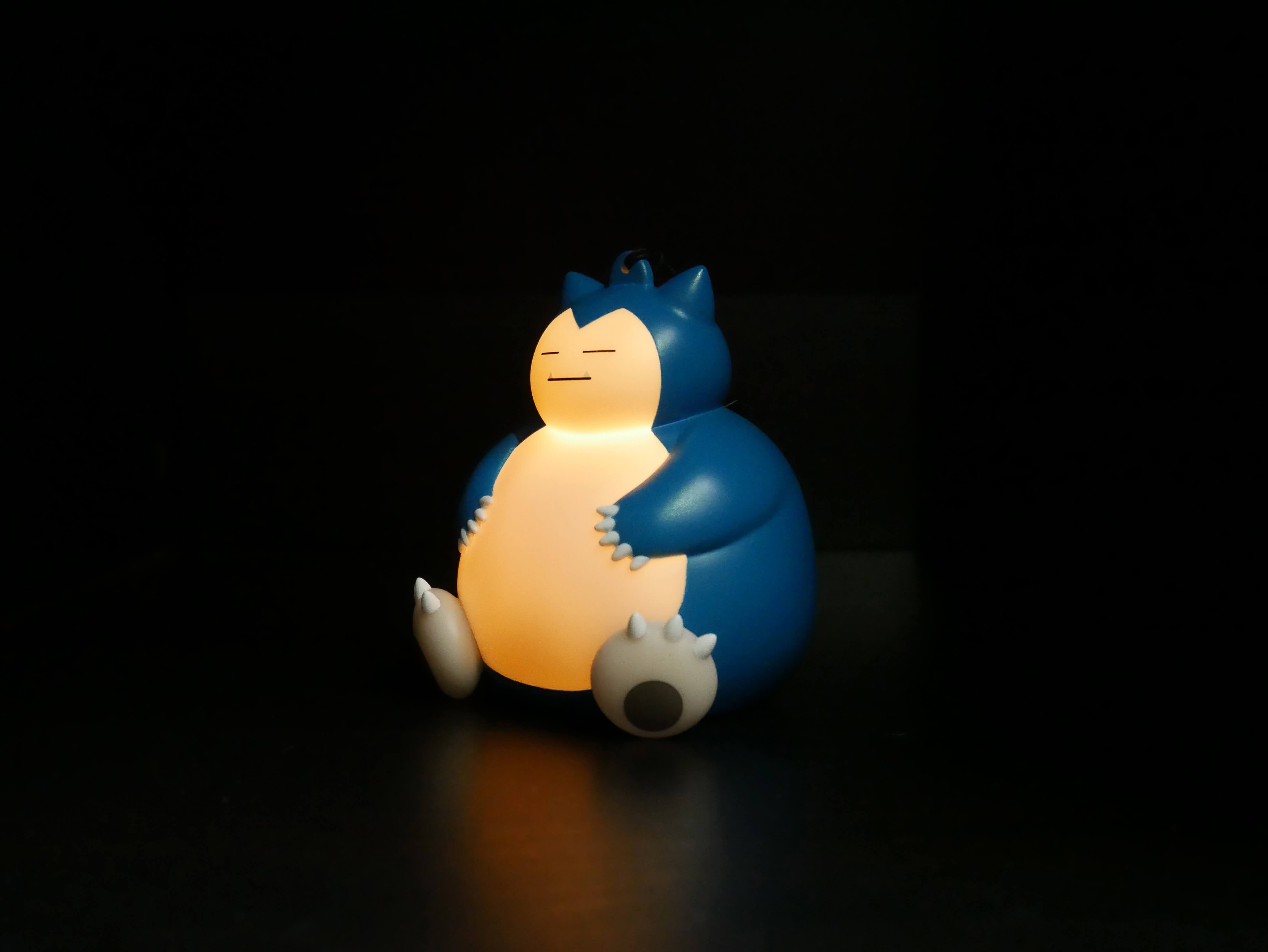 Figurine lumineuse Pokémon Ronflex avec dragonne