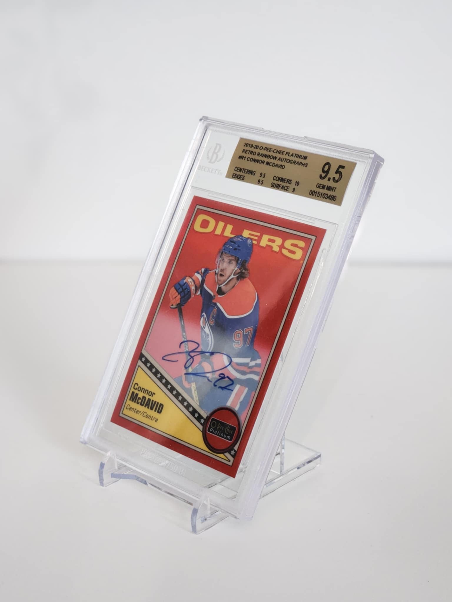 Acrylic Ajustable Stand for Graded Card | Slab Holder Loose