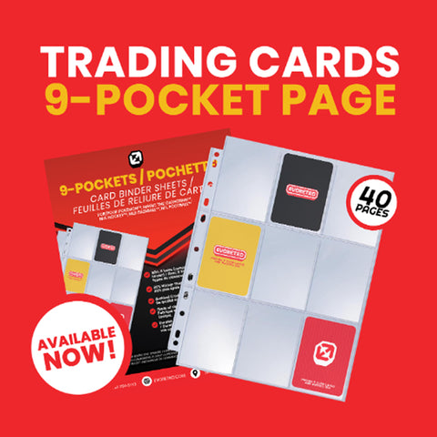 9 Pocket Binder Pages for Trading Cards 
